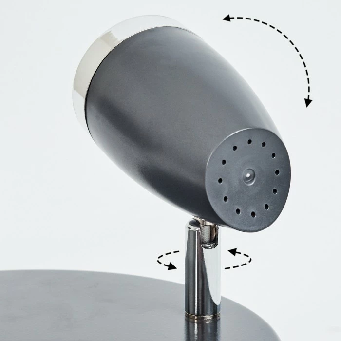 Hofstein Idlewild Deckenleuchte LED Schwarz, 3-flammig 3 Hofstein Idlewild Deckenleuchte LED Schwarz, 3-flammig – Bild 3