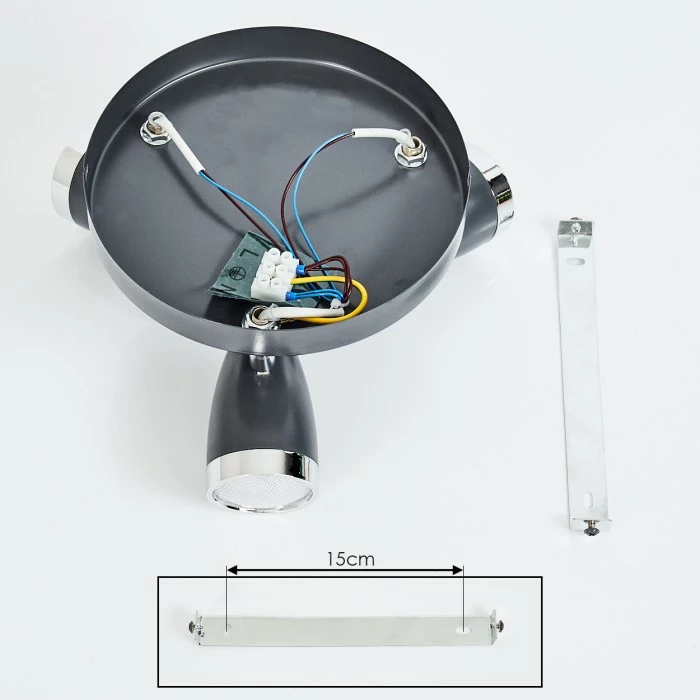 Hofstein Idlewild Deckenleuchte LED Schwarz, 3-flammig 5 Hofstein Idlewild Deckenleuchte LED Schwarz, 3-flammig – Bild 5