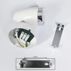 Hofstein Idlewild Deckenleuchte LED Chrom, Weiß, 1-flammig -LED Leuchten Verkäufe idlewild deckenleuchte h3392867 4