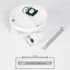 Hofstein Idlewild Deckenleuchte LED Chrom, Weiß, 3-flammig 16 Hofstein Idlewild Deckenleuchte LED Chrom, Weiß, 3-flammig -LED Leuchten Verkäufe idlewild deckenleuchte h3393413 4