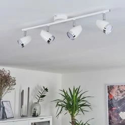 Hofstein Idlewild Deckenleuchte LED Chrom, Weiß, 4-flammig 21 Hofstein Idlewild Deckenleuchte LED Chrom, Weiß, 4-flammig -LED Leuchten Verkäufe idlewild deckenleuchte h3402801 10