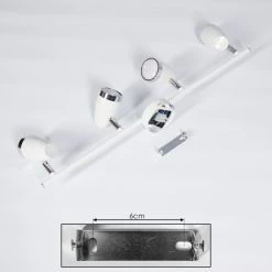 Hofstein Idlewild Deckenleuchte LED Chrom, Weiß, 4-flammig 15 Hofstein Idlewild Deckenleuchte LED Chrom, Weiß, 4-flammig -LED Leuchten Verkäufe idlewild deckenleuchte h3402801 4