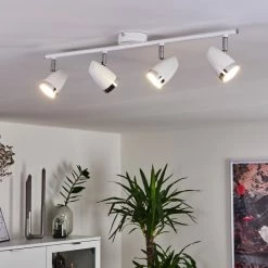 Hofstein Idlewild Deckenleuchte LED Chrom, Weiß, 4-flammig 17 Hofstein Idlewild Deckenleuchte LED Chrom, Weiß, 4-flammig -LED Leuchten Verkäufe idlewild deckenleuchte h3402801 6