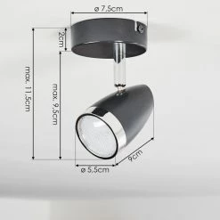 Hofstein Idlewild Wandleuchte LED Schwarz, 1-flammig 13 Hofstein Idlewild Wandleuchte LED Schwarz, 1-flammig -LED Leuchten Verkäufe idlewild wandleuchte h3382127 3