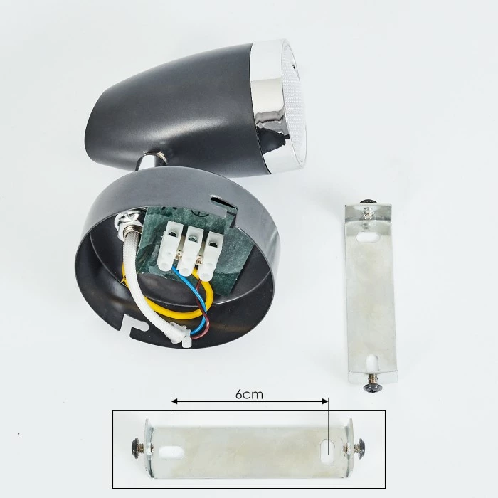 Hofstein Idlewild Wandleuchte LED Schwarz, 1-flammig 5 Hofstein Idlewild Wandleuchte LED Schwarz, 1-flammig – Bild 5