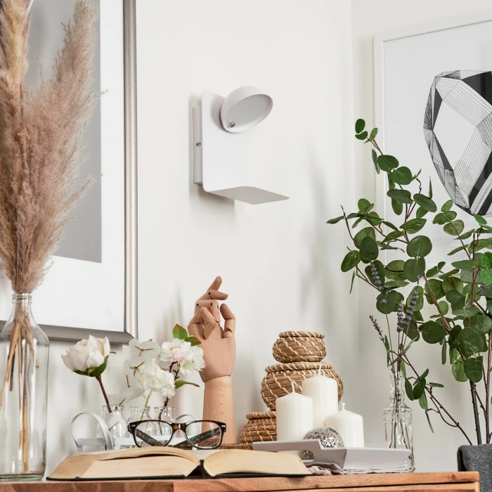 Hofstein Inkeroinen Wandleuchte LED Weiß, 1-flammig 5 Hofstein Inkeroinen Wandleuchte LED Weiß, 1-flammig – Bild 5