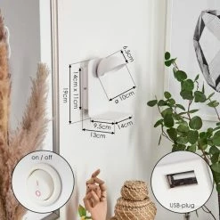 Hofstein Inkeroinen Wandleuchte LED Weiß, 1-flammig 17 Hofstein Inkeroinen Wandleuchte LED Weiß, 1-flammig -LED Leuchten Verkäufe inkeroinen wandleuchte h3460221 5