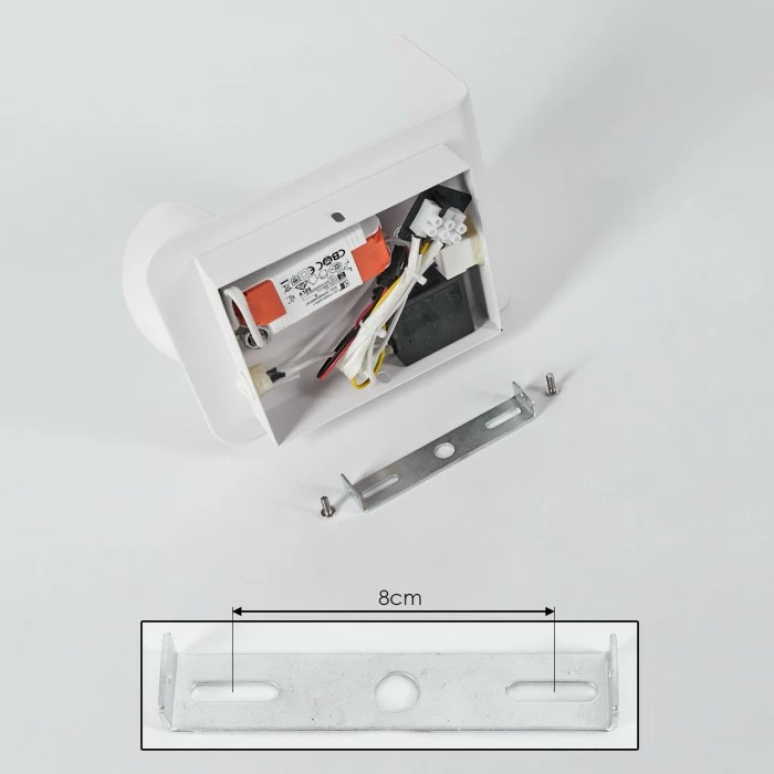 Hofstein Inkeroinen Wandleuchte LED Weiß, 1-flammig 8 Hofstein Inkeroinen Wandleuchte LED Weiß, 1-flammig – Bild 8