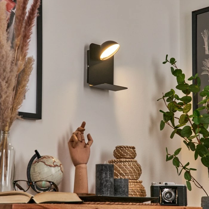 Hofstein Inkeroinen Wandleuchte LED Schwarz, 1-flammig 11 Hofstein Inkeroinen Wandleuchte LED Schwarz, 1-flammig – Bild 11