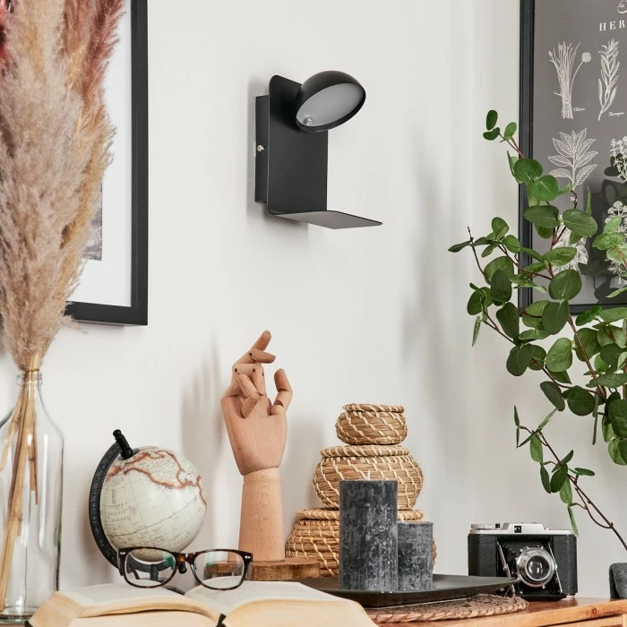 Hofstein Inkeroinen Wandleuchte LED Schwarz, 1-flammig 12 Hofstein Inkeroinen Wandleuchte LED Schwarz, 1-flammig – Bild 12