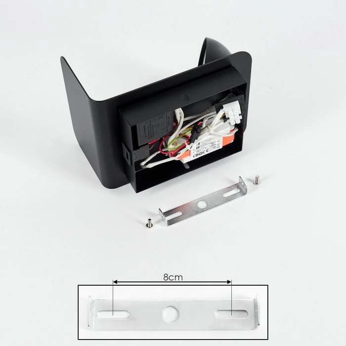 Hofstein Inkeroinen Wandleuchte LED Schwarz, 1-flammig 5 Hofstein Inkeroinen Wandleuchte LED Schwarz, 1-flammig – Bild 5