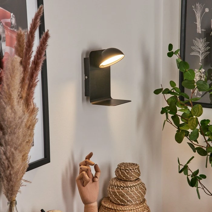 Hofstein Inkeroinen Wandleuchte LED Schwarz, 1-flammig 9 Hofstein Inkeroinen Wandleuchte LED Schwarz, 1-flammig – Bild 9