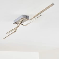 Globo Jamjo Deckenleuchte LED Nickel-Matt, 1-flammig -LED Leuchten Verkäufe jamjo deckenleuchte 67004 30 do2 18