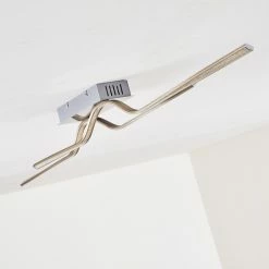 Globo Jamjo Deckenleuchte LED Nickel-Matt, 1-flammig -LED Leuchten Verkäufe jamjo deckenleuchte 67004 30 do2 5