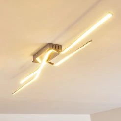 Globo Jamjo Deckenleuchte LED Nickel-Matt, 1-flammig -LED Leuchten Verkäufe jamjo deckenleuchte 67004 30 do2 9