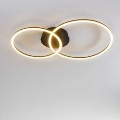 Hofstein Johsa Deckenleuchte LED Schwarz, 2-flammig -LED Leuchten Verkäufe johsa deckenleuchte h3326176 7