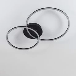 Hofstein Johsa Deckenleuchte LED Schwarz, 2-flammig -LED Leuchten Verkäufe johsa deckenleuchte h3326176 8