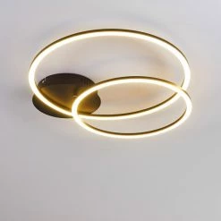 Hofstein Johsa Deckenleuchte LED Schwarz, 2-flammig -LED Leuchten Verkäufe johsa deckenleuchte h3326176 9