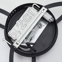 Hofstein Johsa Deckenleuchte LED Schwarz, 3-flammig 33 Hofstein Johsa Deckenleuchte LED Schwarz, 3-flammig -LED Leuchten Verkäufe johsa deckenleuchte h3326282 16