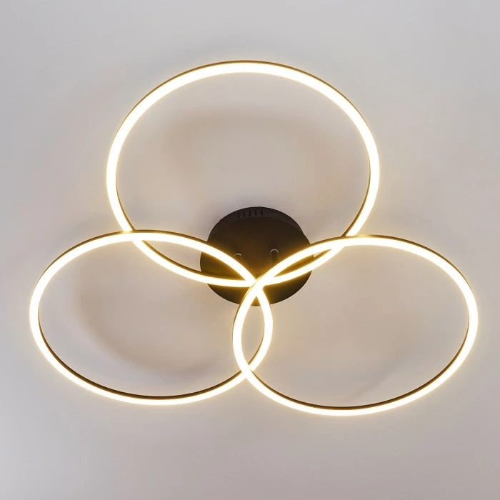 Hofstein Johsa Deckenleuchte LED Schwarz, 3-flammig 6 Hofstein Johsa Deckenleuchte LED Schwarz, 3-flammig – Bild 6