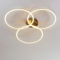 Hofstein Johsa Deckenleuchte LED Nickel-Matt, Silber, 3-flammig -LED Leuchten Verkäufe johsa deckenleuchte h3326305 11