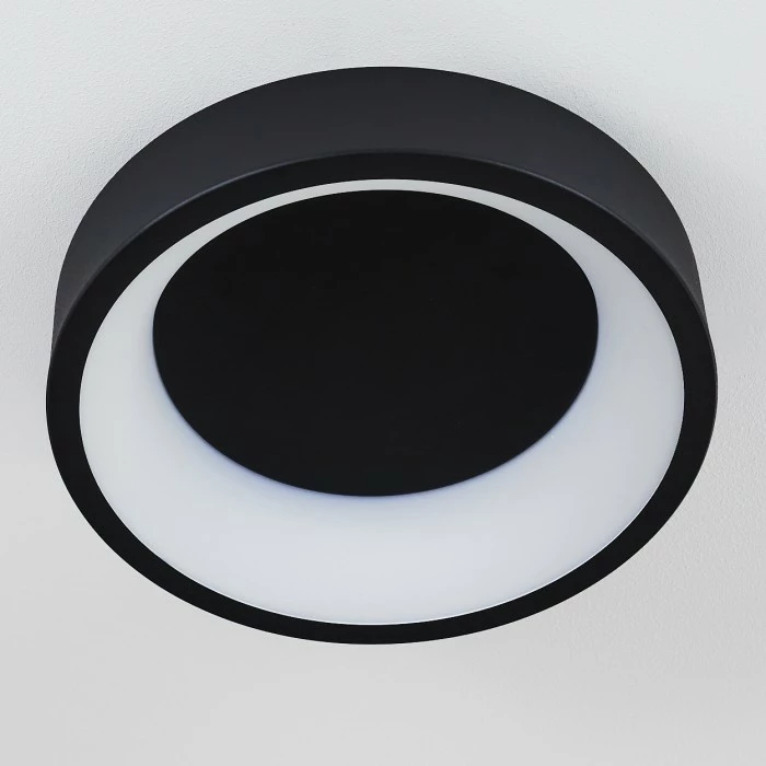 Hofstein Kampala Deckenleuchte LED Schwarz, 1-flammig 9 Hofstein Kampala Deckenleuchte LED Schwarz, 1-flammig – Bild 9