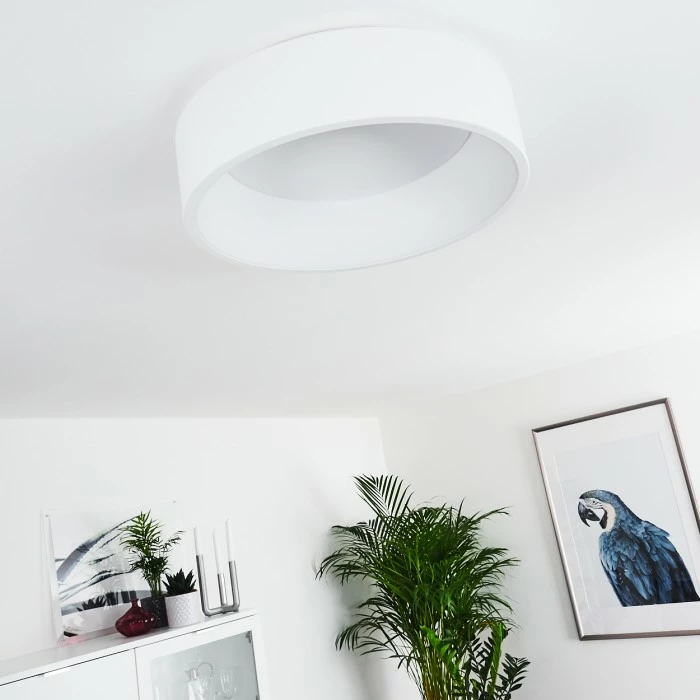 Hofstein Kampala Deckenleuchte LED Weiß, 1-flammig 13 Hofstein Kampala Deckenleuchte LED Weiß, 1-flammig – Bild 13