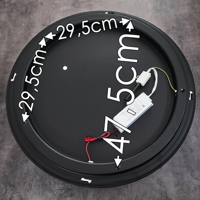 Hofstein Kampala Deckenleuchte LED Schwarz, 1-flammig 17 Hofstein Kampala Deckenleuchte LED Schwarz, 1-flammig – Bild 17