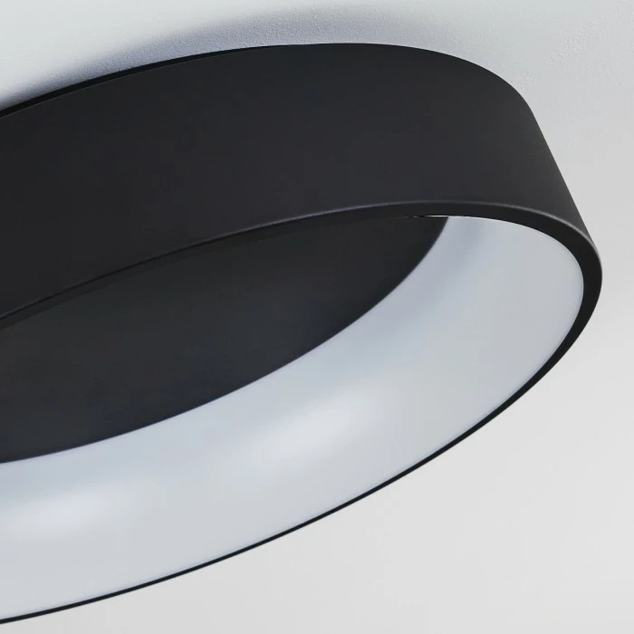 Hofstein Kampala Deckenleuchte LED Schwarz, 1-flammig 6 Hofstein Kampala Deckenleuchte LED Schwarz, 1-flammig – Bild 6