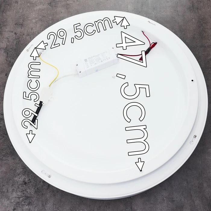 Hofstein Kampala Deckenleuchte LED Weiß, 1-flammig 17 Hofstein Kampala Deckenleuchte LED Weiß, 1-flammig – Bild 17