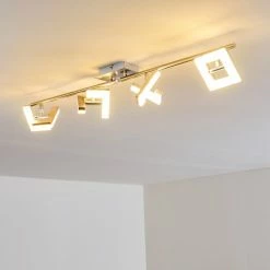 Hofstein Karis Deckenleuchte LED Nickel-Matt, 4-flammig 35 Hofstein Karis Deckenleuchte LED Nickel-Matt, 4-flammig -LED Leuchten Verkäufe karis deckenleuchte h3080832 15