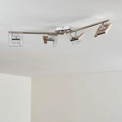 Hofstein Karis Deckenleuchte LED Nickel-Matt, 4-flammig 38 Hofstein Karis Deckenleuchte LED Nickel-Matt, 4-flammig -LED Leuchten Verkäufe karis deckenleuchte h3080832 18