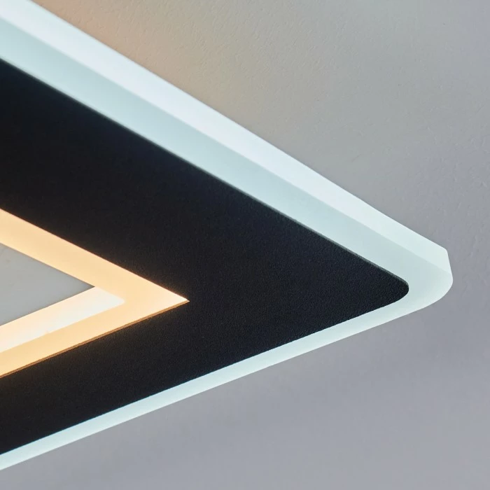 Hofstein Katila Deckenleuchte LED Schwarz, 1-flammig 13 Hofstein Katila Deckenleuchte LED Schwarz, 1-flammig – Bild 13