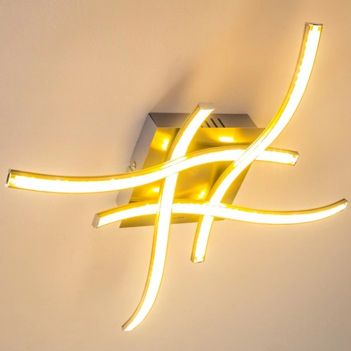 Hofstein Kelowna Deckenleuchte LED Nickel-Matt, 1-flammig 11 Hofstein Kelowna Deckenleuchte LED Nickel-Matt, 1-flammig – Bild 11