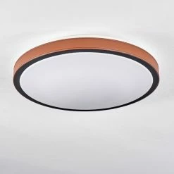 Hofstein Kelva Deckenleuchte LED Schwarz, Braun, Weiß, 1-flammig 17 Hofstein Kelva Deckenleuchte LED Schwarz, Braun, Weiß, 1-flammig -LED Leuchten Verkäufe kelva deckenleuchte h3460344 7