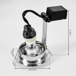 Hofstein Kerrouan Einbauleuchte 3-er Set LED Chrom, 1-flammig 13 Hofstein Kerrouan Einbauleuchte 3-er Set LED Chrom, 1-flammig -LED Leuchten Verkäufe kerrouan einbauleuchte 3 er set h3618936 3