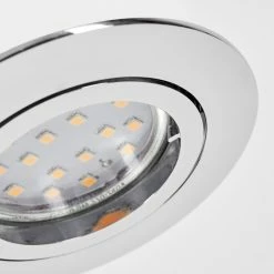 Hofstein Kerrouan Einbauleuchte 3-er Set LED Chrom, 1-flammig 18 Hofstein Kerrouan Einbauleuchte 3-er Set LED Chrom, 1-flammig -LED Leuchten Verkäufe kerrouan einbauleuchte 3 er set h3618936 8