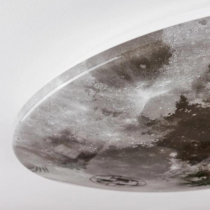 Hofstein Keru Deckenleuchte LED Weiß, 1-flammig, Fernbedienung 3 Hofstein Keru Deckenleuchte LED Weiß, 1-flammig, Fernbedienung – Bild 3