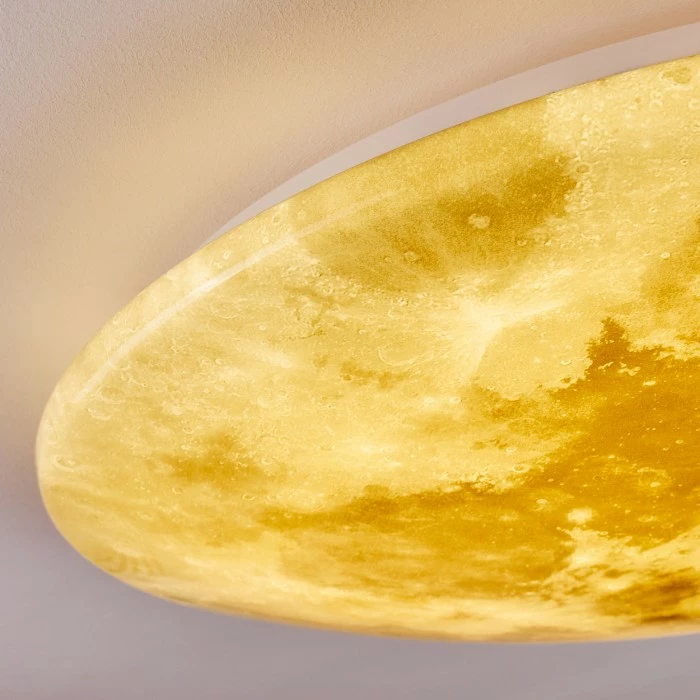 Hofstein Keru Deckenleuchte LED Weiß, 1-flammig, Fernbedienung 6 Hofstein Keru Deckenleuchte LED Weiß, 1-flammig, Fernbedienung – Bild 6