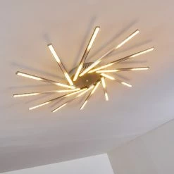 Hofstein Kinna Deckenleuchte LED Edelstahl, 12-flammig, Fernbedienung, Farbwechsler 54 Hofstein Kinna Deckenleuchte LED Edelstahl, 12-flammig, Fernbedienung, Farbwechsler -LED Leuchten Verkäufe kinna deckenleuchte h3273890 17