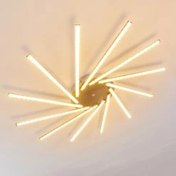 Hofstein Kinna Deckenleuchte LED Edelstahl, 12-flammig, Fernbedienung, Farbwechsler 63 Hofstein Kinna Deckenleuchte LED Edelstahl, 12-flammig, Fernbedienung, Farbwechsler -LED Leuchten Verkäufe kinna deckenleuchte h3273890 26