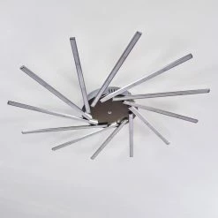 Hofstein Kinna Deckenleuchte LED Edelstahl, 12-flammig, Fernbedienung, Farbwechsler 68 Hofstein Kinna Deckenleuchte LED Edelstahl, 12-flammig, Fernbedienung, Farbwechsler -LED Leuchten Verkäufe kinna deckenleuchte h3273890 31