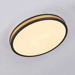 Hofstein Kirtland Deckenpanel LED Schwarz, Gold, 1-flammig 20 Hofstein Kirtland Deckenpanel LED Schwarz, Gold, 1-flammig -LED Leuchten Verkäufe kirtland deckenpanel h3391839 9