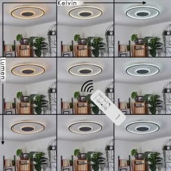 Hofstein Kolo Deckenleuchte LED Weiß, 1-flammig, Fernbedienung -LED Leuchten Verkäufe kolo deckenleuchte h3458839 8