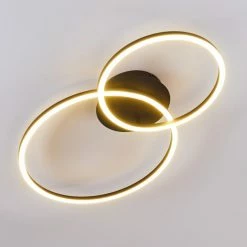 Hofstein Korca Deckenleuchte LED Schwarz, 2-flammig 10 Hofstein Korca Deckenleuchte LED Schwarz, 2-flammig -LED Leuchten Verkäufe korca deckenleuchte h3380512 3