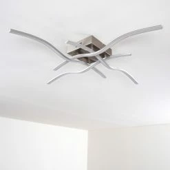 Hofstein Kosola Deckenleuchte LED Nickel-Matt, 4-flammig -LED Leuchten Verkäufe kosola deckenleuchte h3090091 14