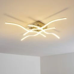 Hofstein Kosola Deckenleuchte LED Nickel-Matt, 4-flammig -LED Leuchten Verkäufe kosola deckenleuchte h3090091 17