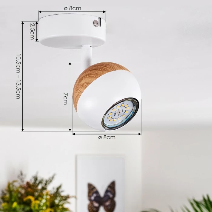 Hofstein Kotaoa Deckenleuchte LED Weiß, 1-flammig 4 Hofstein Kotaoa Deckenleuchte LED Weiß, 1-flammig – Bild 4