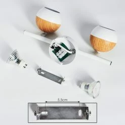 Hofstein Kotaoa Deckenleuchte LED Weiß, Holz hell, 2-flammig 16 Hofstein Kotaoa Deckenleuchte LED Weiß, Holz hell, 2-flammig -LED Leuchten Verkäufe kotaoa deckenleuchte h3394885 4