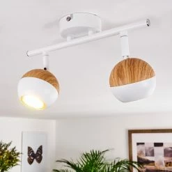 Hofstein Kotaoa Deckenleuchte LED Weiß, Holz hell, 2-flammig 20 Hofstein Kotaoa Deckenleuchte LED Weiß, Holz hell, 2-flammig -LED Leuchten Verkäufe kotaoa deckenleuchte h3394885 8